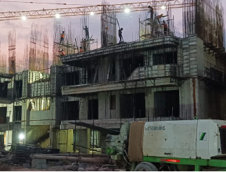 Running construction project
